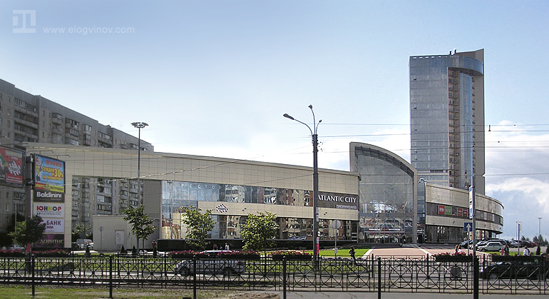 Вид комплекса с ул. Савушкина (фото реализованного объекта)